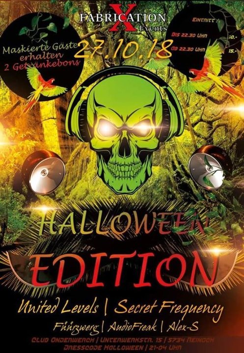 Party Flyer Fabrication XL Halloween Edition 27 Oct '18, 21:00