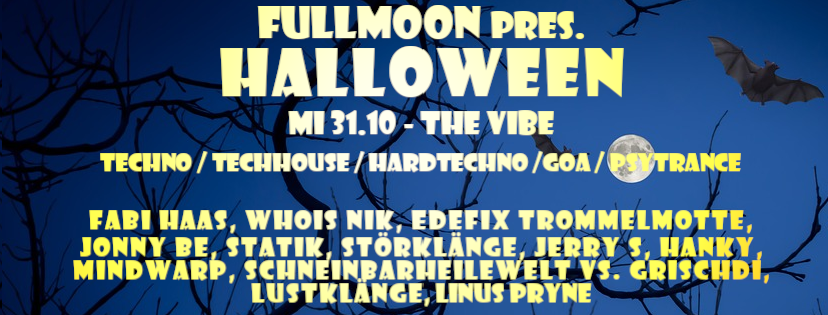 Fullmoon pres. Halloween · 31 Oct '18, 22:00
