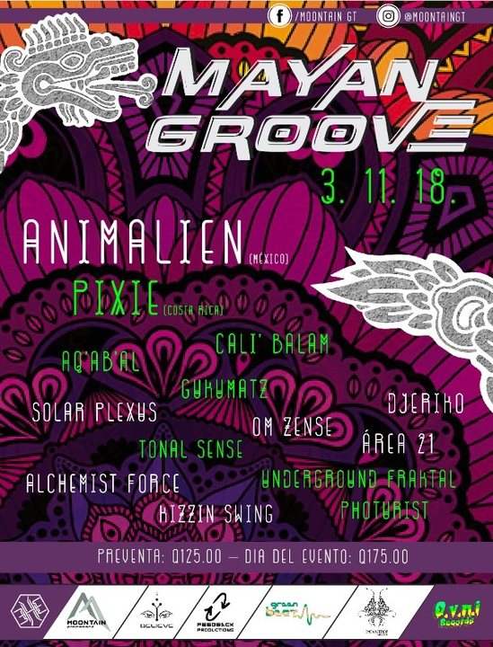 Party Flyer Mayan Groove 3 Nov '18, 17:00