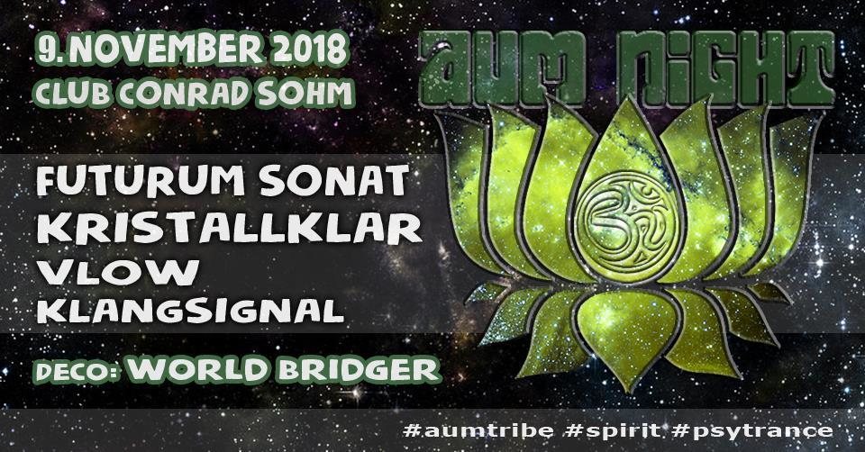Party Flyer AUM NIGHT 9 Nov '18, 22:00
