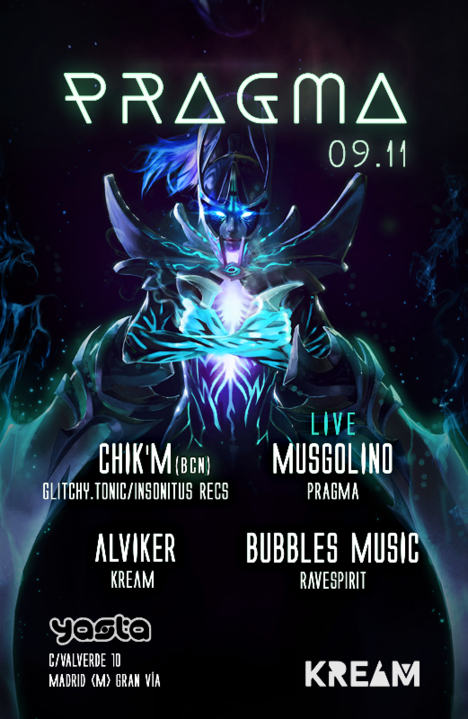 Party Flyer PRAGMA 09.11 9 Nov '18, 23:30