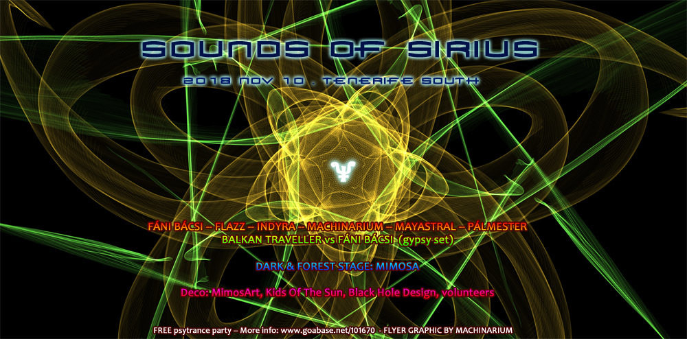 Sounds Of Sirius · 10 Nov 18, 18:00