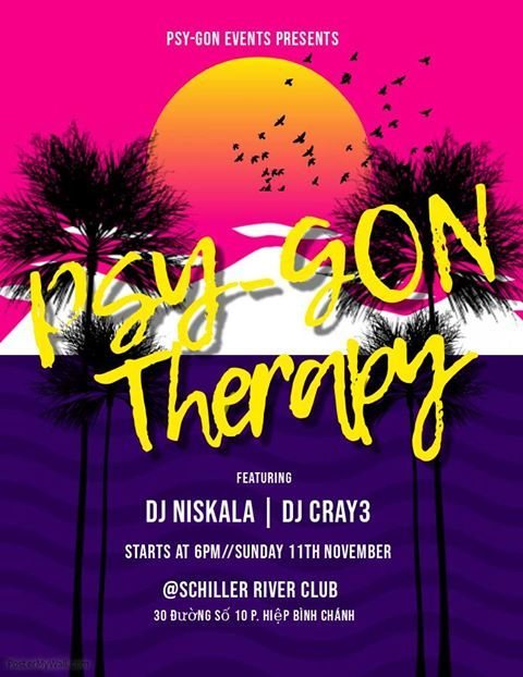 Party Flyer Psy-Gon Therapy 11 Nov '18, 18:00