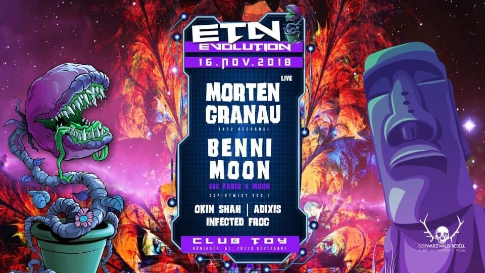 ॐ Evolution Goa / Morten Granau / Benni Moon / Okin Shah · 16 Nov '18, 23:00