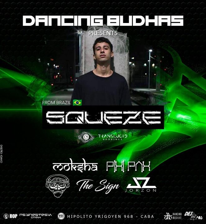 Party Flyer Dancing Budhas International 18 Nov '18, 23:30