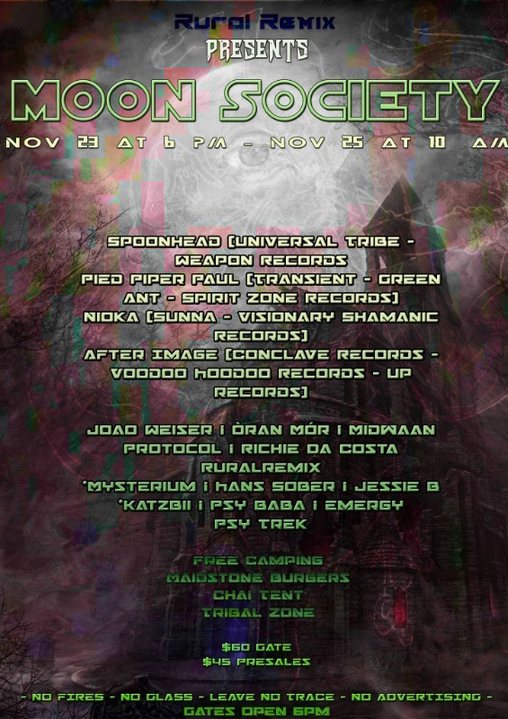 Moon Society - OpenAir 23 Nov '18, 18:00