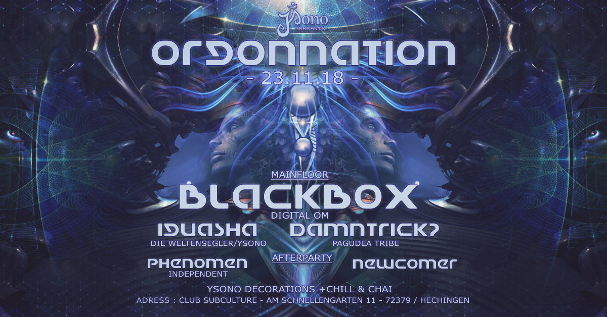 Party Flyer Orgonnation 23 Nov '18, 22:00