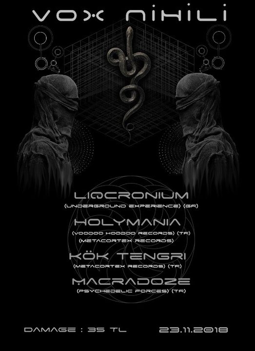 Vox Nihili // Tribal Darkpsy Gathering @Istanbul · 23 Nov '18, 22:00