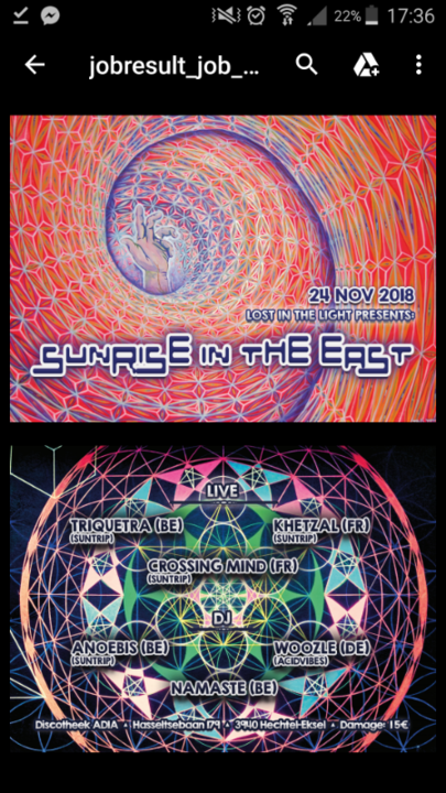 Lost in the light presents: Sunrise in the east · 24 Nov '18, 22:00