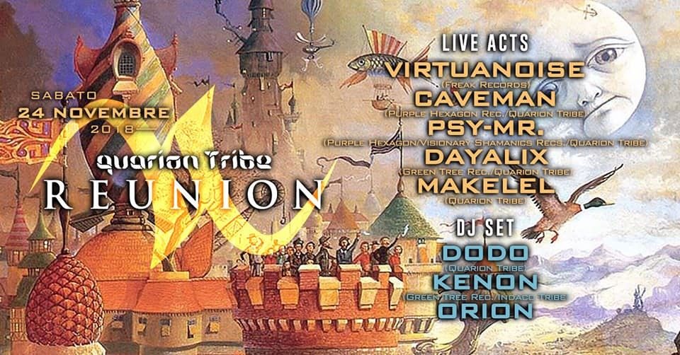 QUARION TRIBE REUNION-VIRTUANOISE LIVE! · 24 Nov '18, 22:00