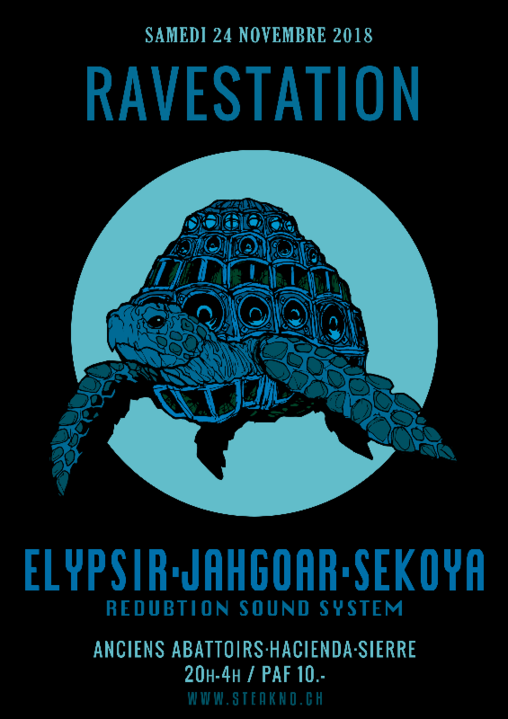 Party Flyer Ste Catherine Ravestation 24 Nov '18, 20:00