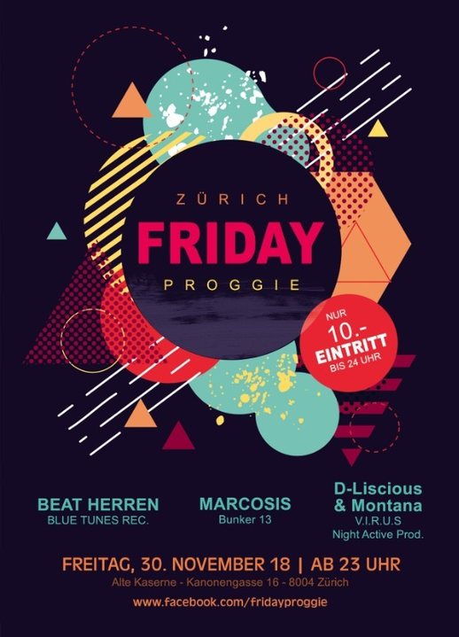 Friday Proggie Zürich · 30 Nov '18, 23:00
