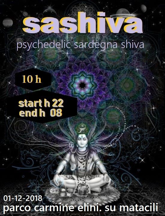 Party Flyer Sashiva Psychedelic 1 Dec '18, 20:00