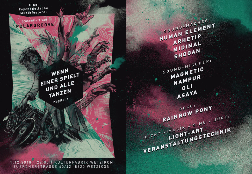 Party Flyer Wenn Einer Spielt Und Alle Tanzen - Kapitel 4 1 Dec '18, 22:00