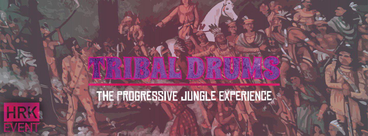 Party Flyer Tribal Drums //HRK 7 Dec '18, 21:00