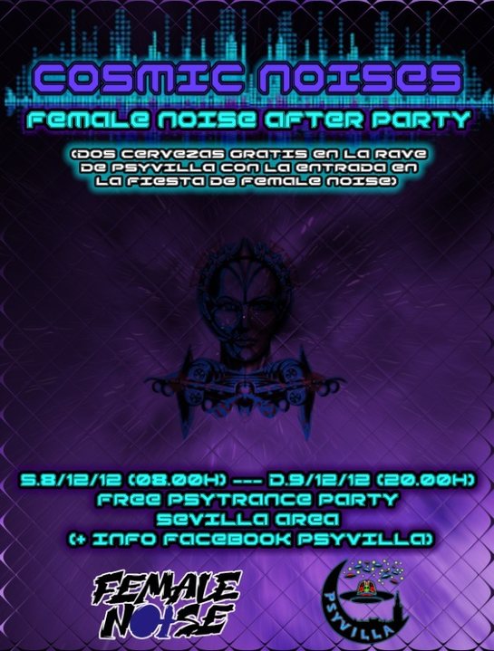 Party Flyer COSMIC NOISES 8 Dec '18, 08:00