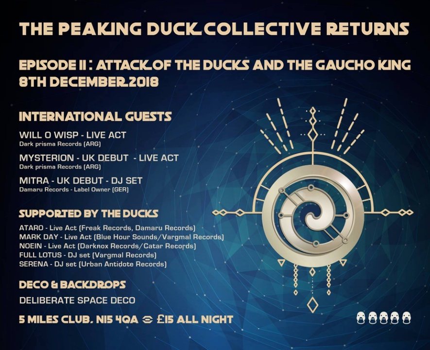 The Peaking Duck Collect Returns. Episode II:Attack Of The Ducks and The Gaucho · 8 Dec '18, 22:00