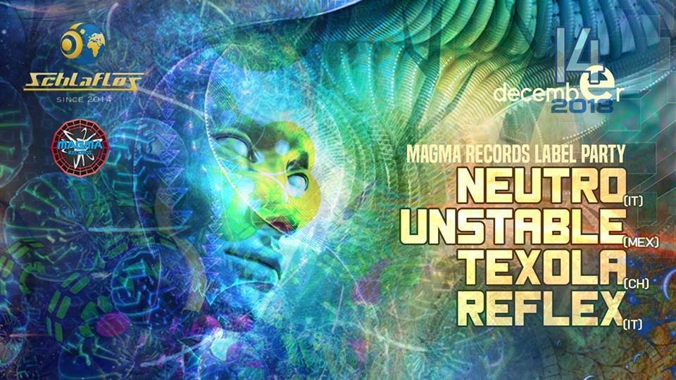Party Flyer Magma Records Label Party 14 Dec '18, 23:00