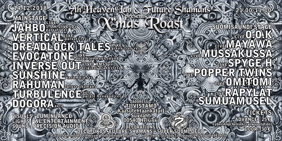 X'MAS ROAST · 14 Dec '18, 21:00