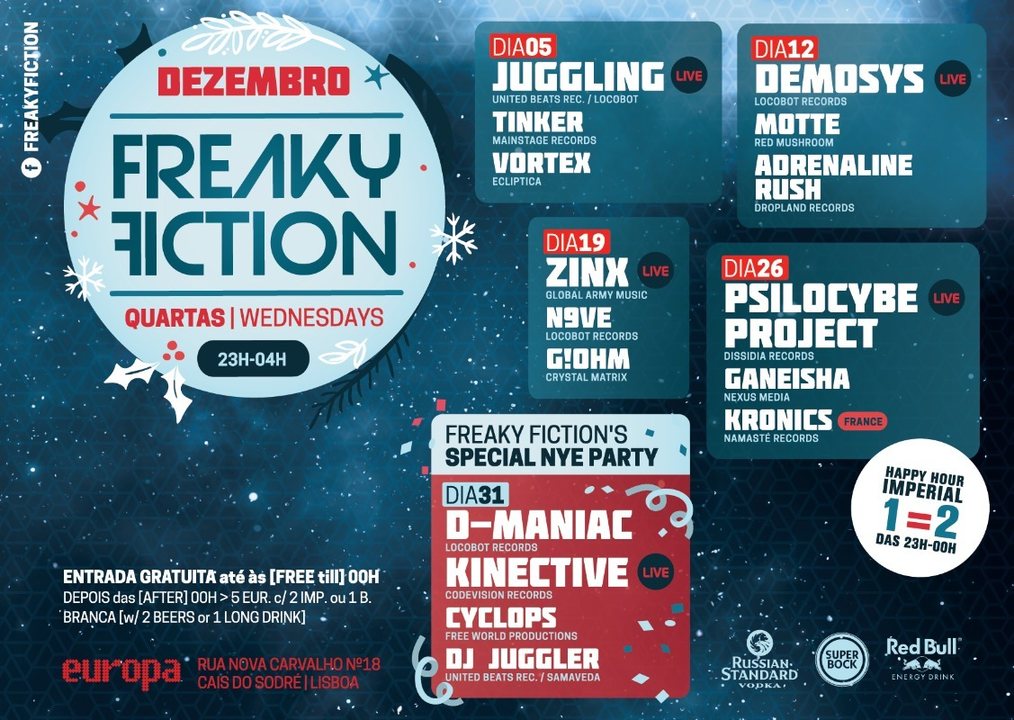 FREAKY FICTION · 19 Dec 18, 23:00