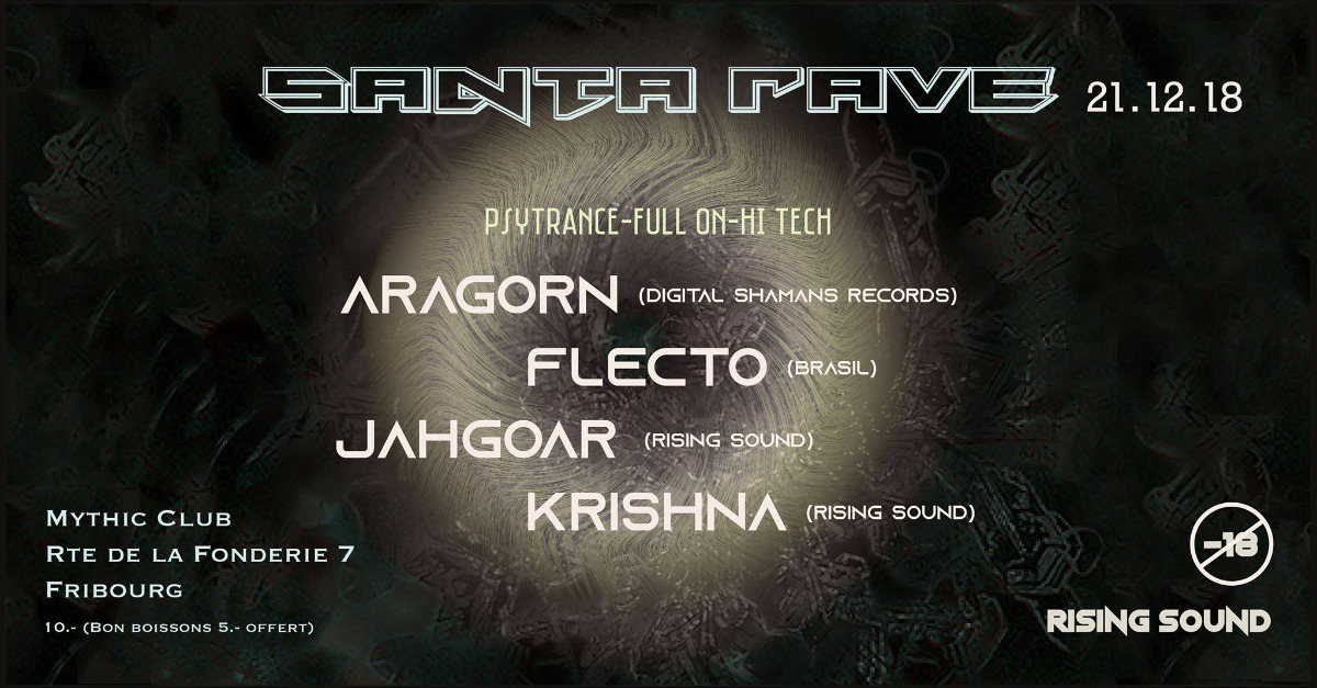SANTA RAVE - Rising Sound · 21 Dec '18, 22:00