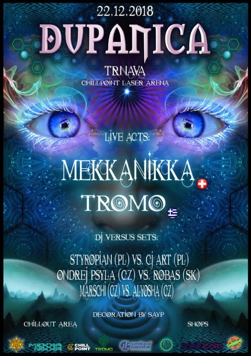 DuPaNiCa - Mekkanikka live! & Tromo live! · 22 Dec '18, 21:00