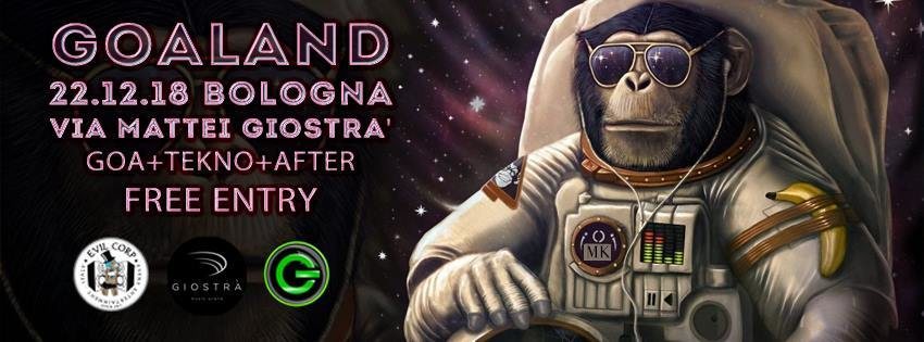 Goaland + After (Free Entry) Goa + Tekno · 22 Dec '18, 23:00