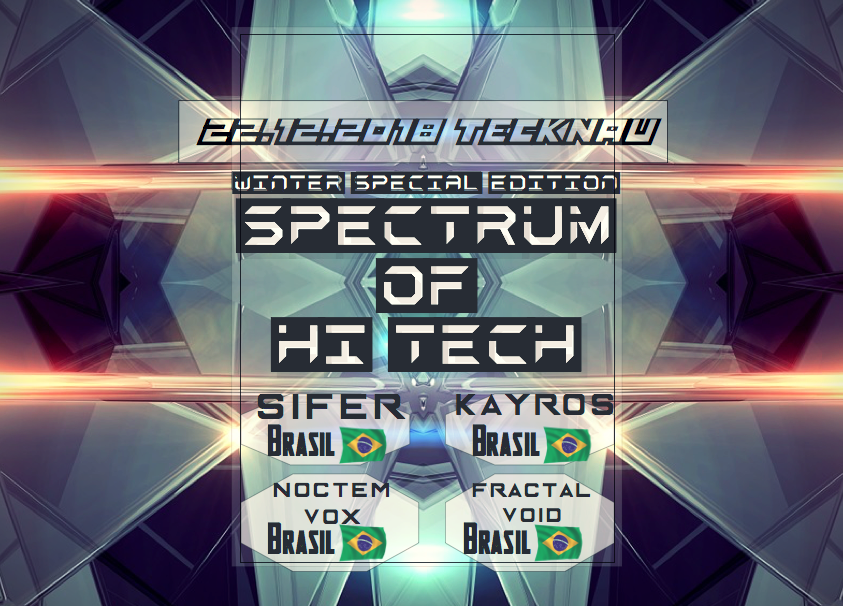 Party Flyer Spectrum of HI TECH 22 Dec '18, 22:00