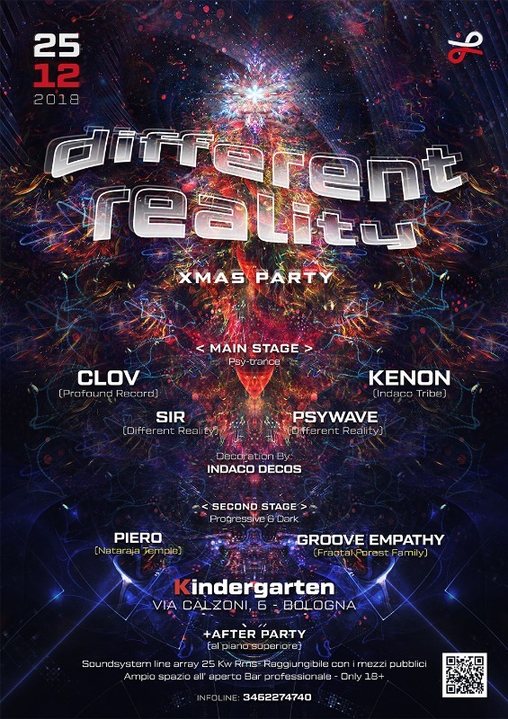 Different Reality XMas Party + After · 25 Dec 18, 23:00