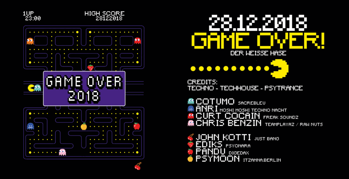 Game Over 2018 w/ Cotumo, John Kotti, and more! · 28 Dec '18, 23:00
