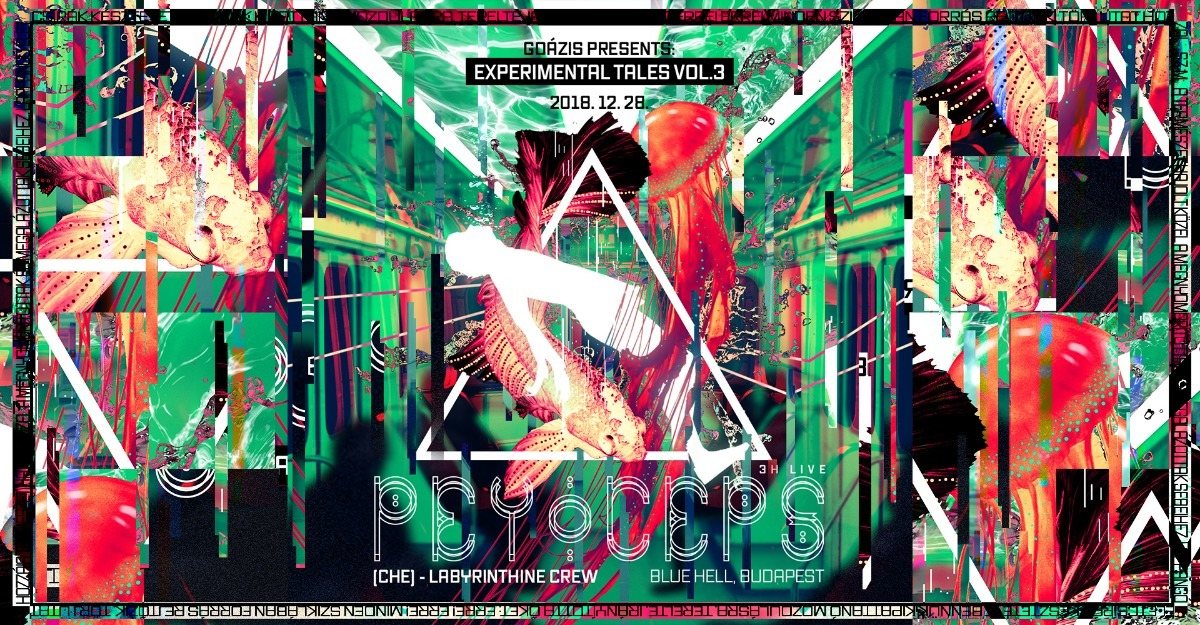 Party Flyer Goázis presents: Experimental Tales vol. 3 w/ Peyoceps (CHE) 28 Dec '18, 22:00