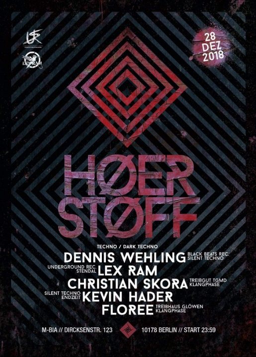 Party Flyer Hoerstoff 28 Dec '18, 23:30