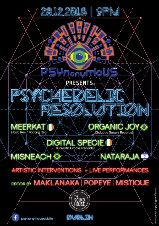 Psynonymous - Psychedelic Resolution 28 Dec '18, 21:00