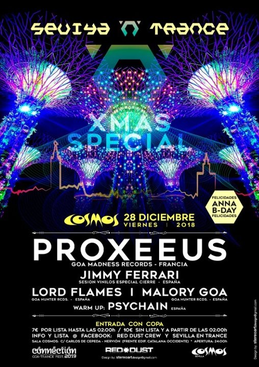 Sevilla en Trance Xmas Special 28/12/18 · 28 Dec '18, 23:30