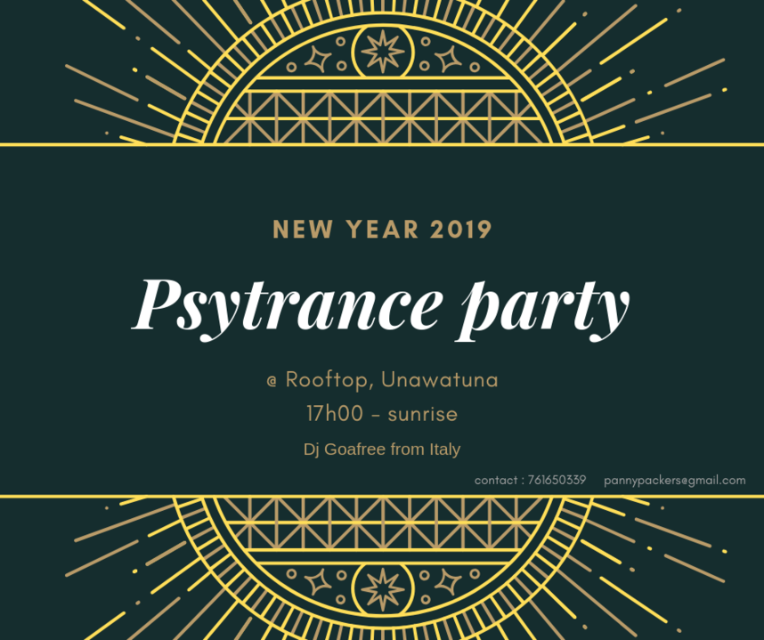Psytrance New Year party · 31 Dec '18, 20:00