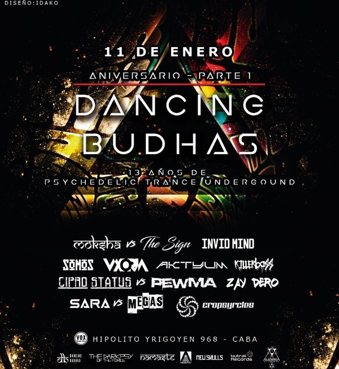Dancing Budhas 13th Anniversary · 11 Jan '19, 23:30