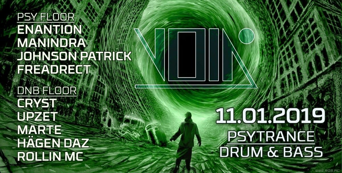 Party Flyer Enter the Void 11 Jan '19, 23:00