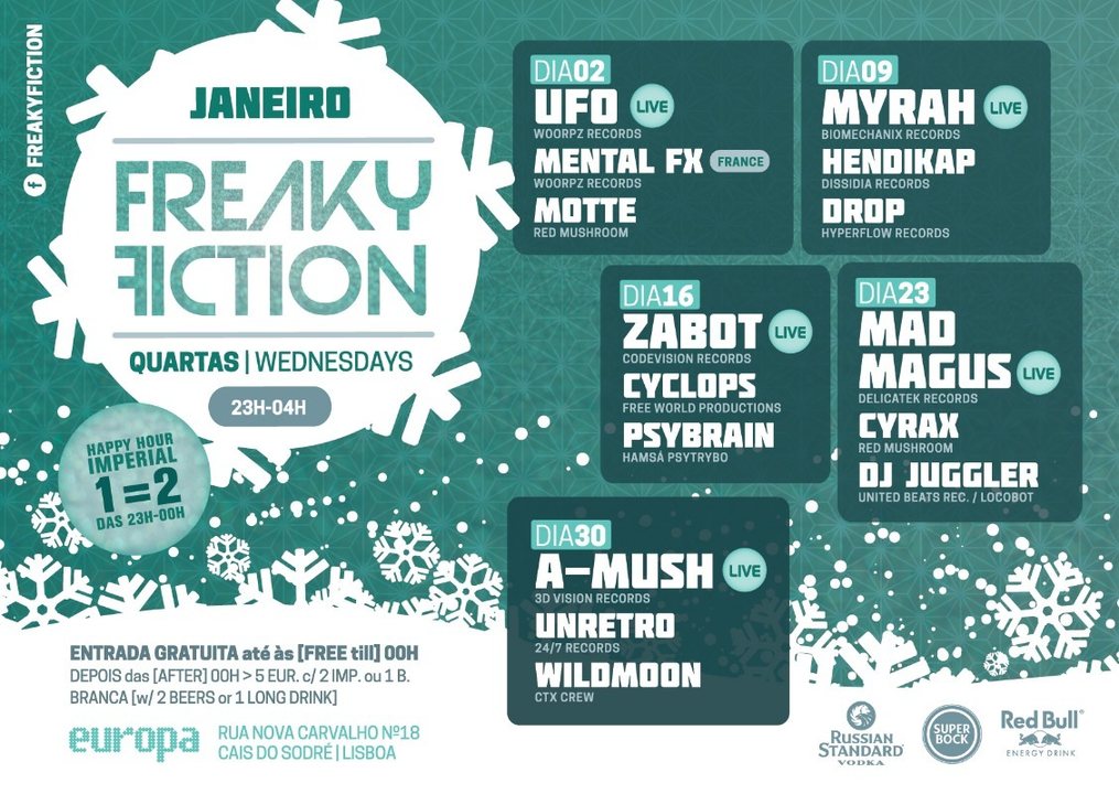 FREAKY FICTION · 16 Jan 19, 23:00