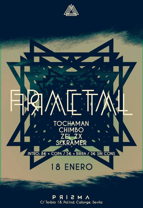 Party Flyer Prisma • Fractal - Viernes 18 Enero 18 Jan '19, 23:30