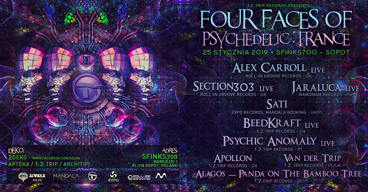 Four Faces Of Psychedelic Trance · 25 Jan '19, 22:00