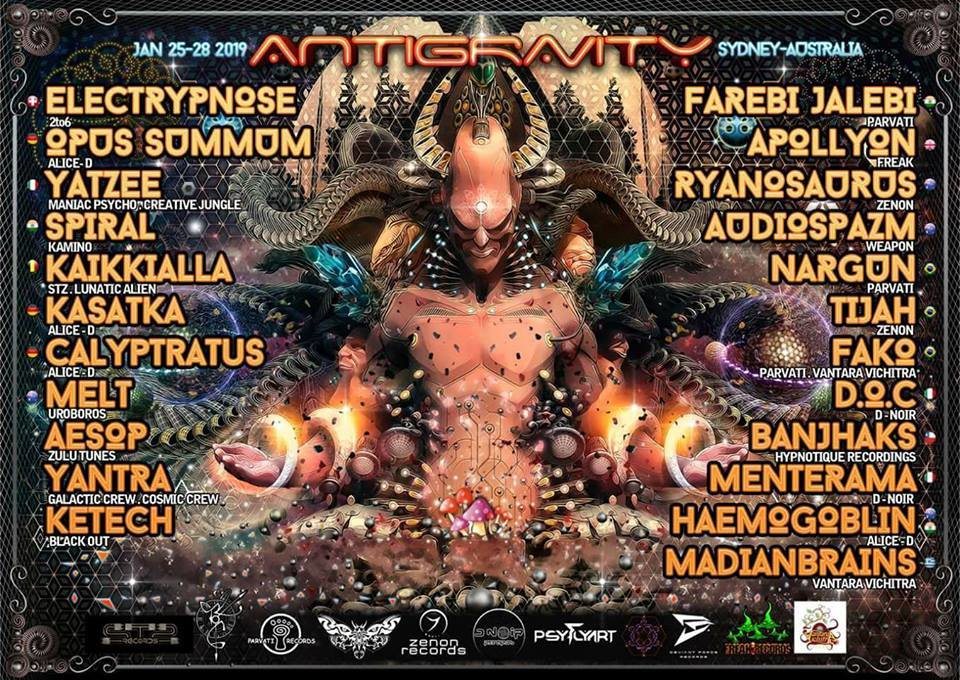 ANTIGRAVITY FESTIVAL 2019 · 25 Jan '19, 15:00