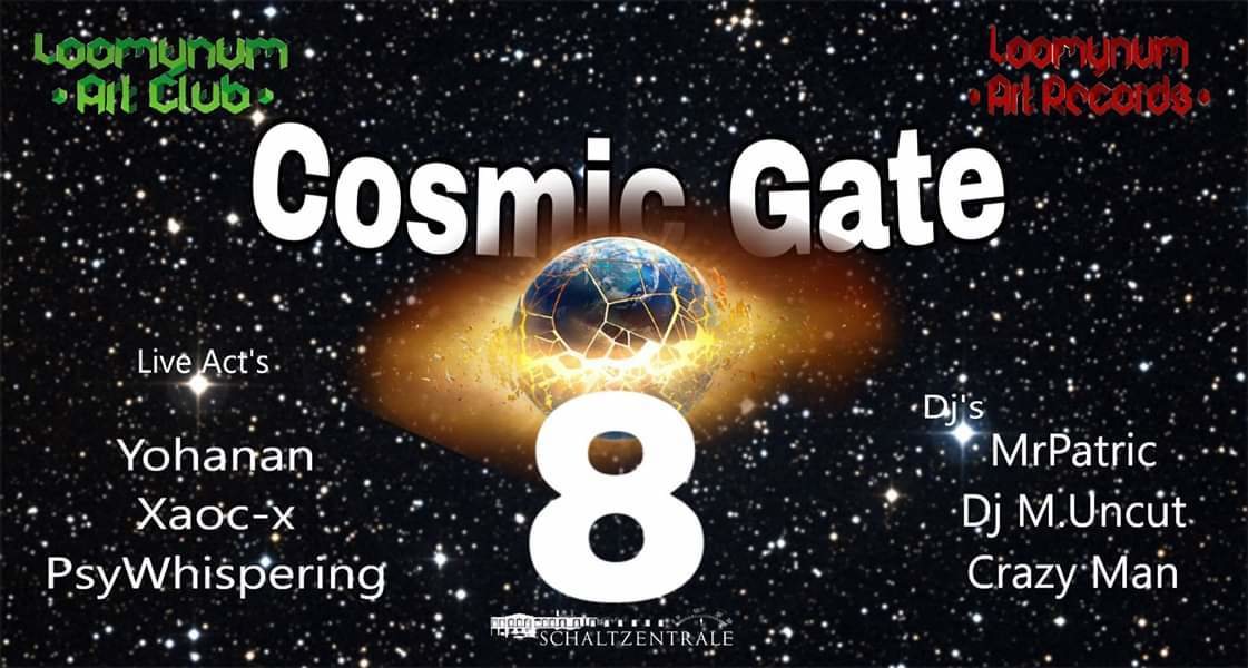 Party Flyer Cosmic Gate 8 26 Jan '19, 22:00