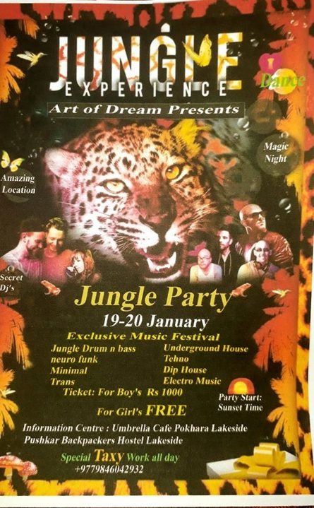 Jungle Experience Art Of Dreams Presents · 26 Jan '19, 22:00