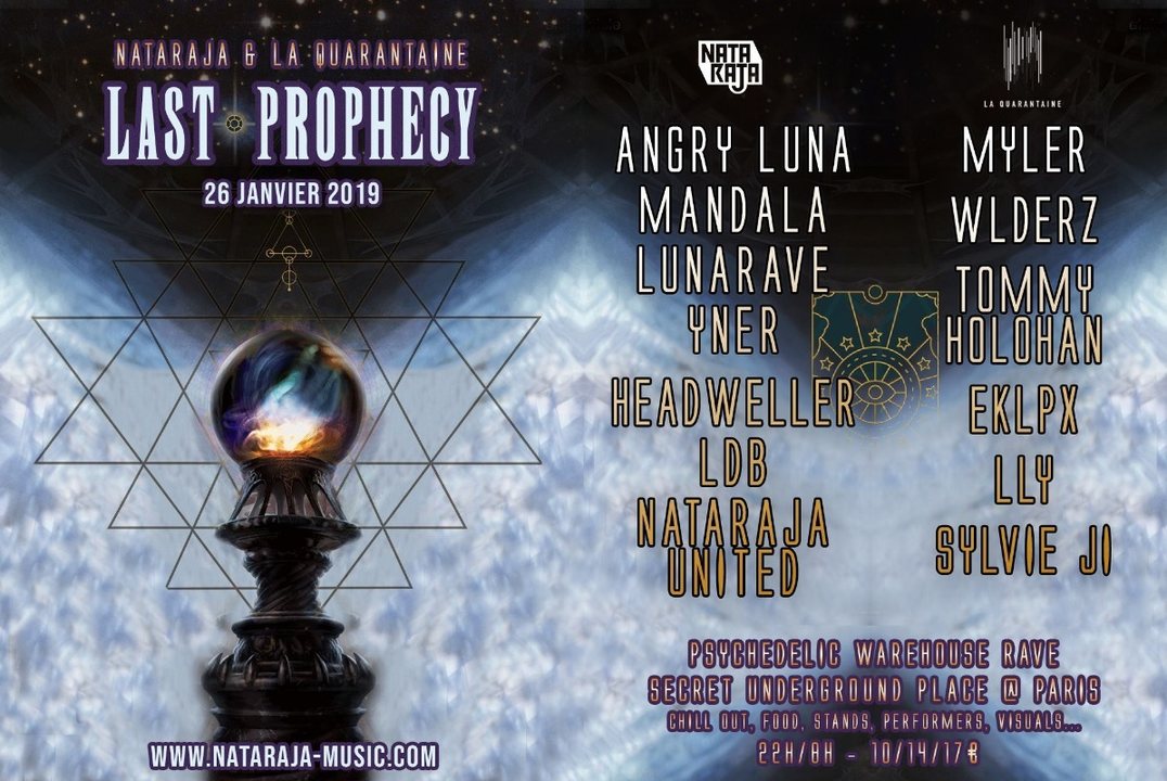 Party Flyer Last prophecy 26 Jan '19, 23:00