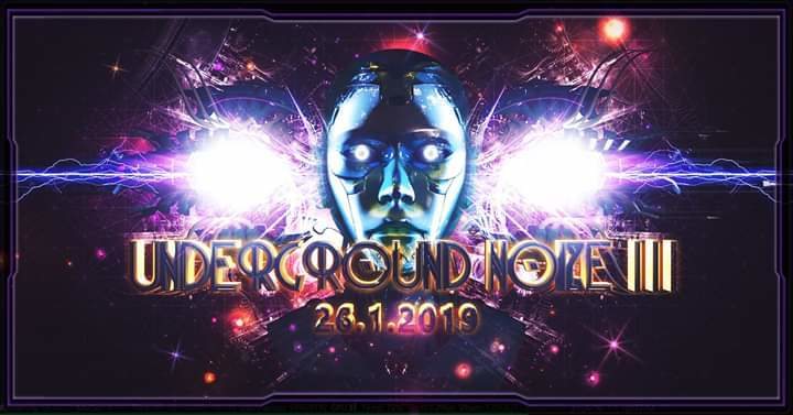 Party Flyer Underground Noize III // TEZLA « Low-Budget-Edition » 26 Jan '19, 23:00