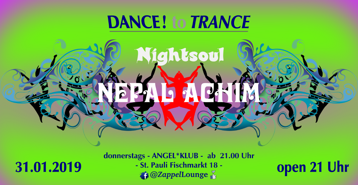 Party Flyer DANCE to TRANCE 31 Jan '19, 21:00