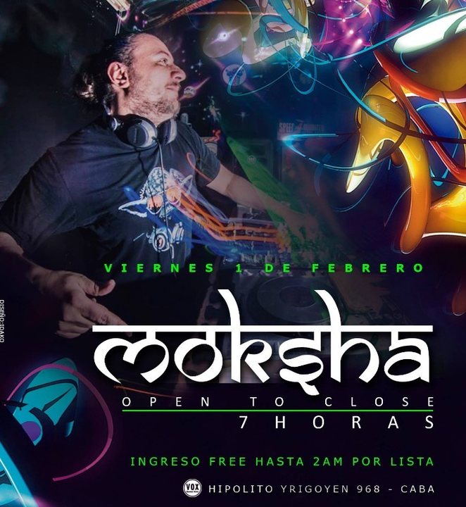 Party Flyer Dancing Budhas features Dj Moksha OTC 1 Feb '19, 23:30