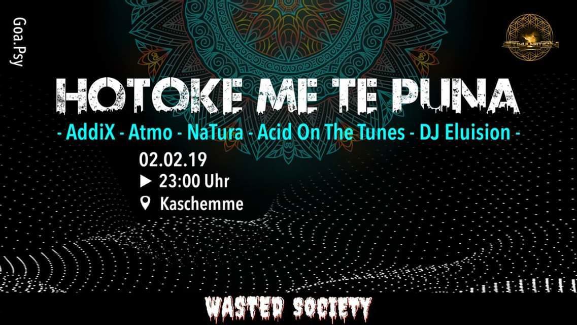 Party Flyer HOTOKE ME TE PUNA 2 Feb '19, 23:00