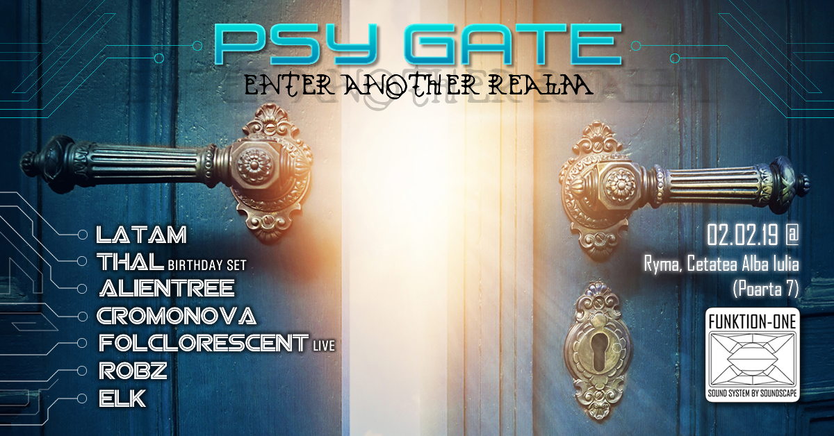 Party Flyer Psy Gate - Enter Another Realm 2 Feb '19, 21:00