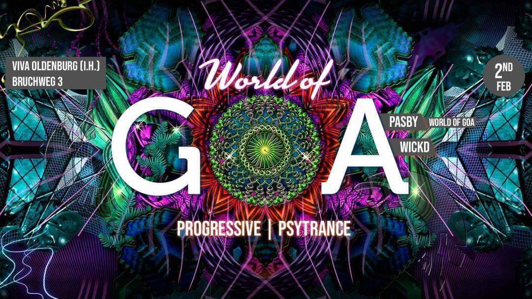 Party Flyer World of GOA 2 Feb '19, 22:00